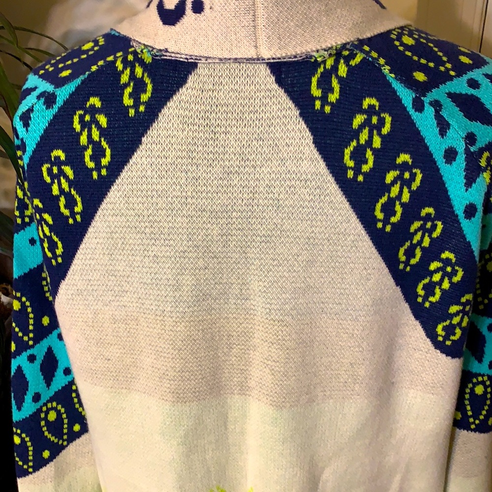 Gypsy 05 Fringe Open Front Cardigan Large - image 6